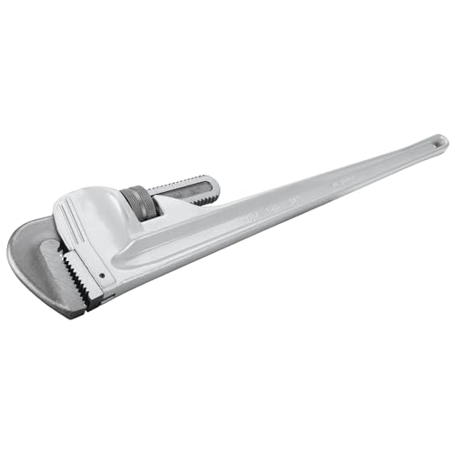 Image of Performance Tool W2136 36 in. Aluminum Straight Pipe Wrench | Heavy-duty plumbing tool. Precision milled and drop forged steel jaws. Strong, lightweight handle