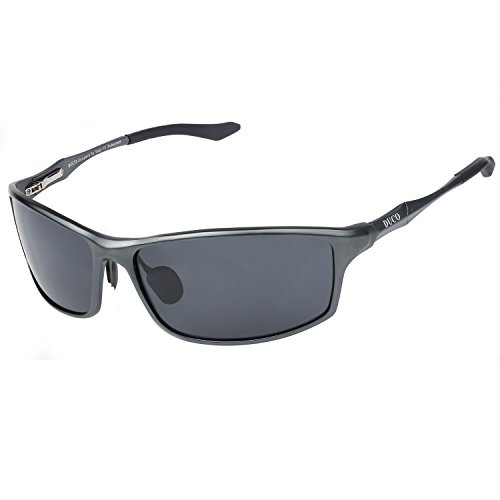 DUCO Gafas de sol 8201 (Gunmetal), gris (Gunmetal)