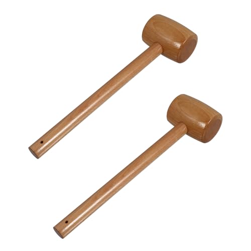 RUNROTOO Eco-Friendly Seafood Cracking Hammers - 2pcs Durable Kitchen Tool for Crab and Shellfish - Ideal for Home Cooking and Culinary Preparation