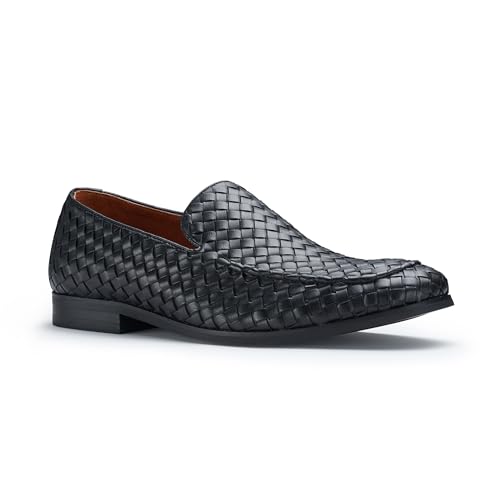 Image of Ferro Aldo Men's Dress Loafer Collection | Modern & Classic Slip-On Styles | Available in Suede, Woven, and Wholecut