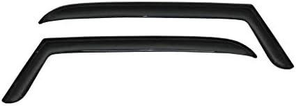 Mifeier 2pc Front Door Sun/Rain Guard Window Visor Wind Deflector Compatible with 97-06 Jeep Wrangler TJ 92054