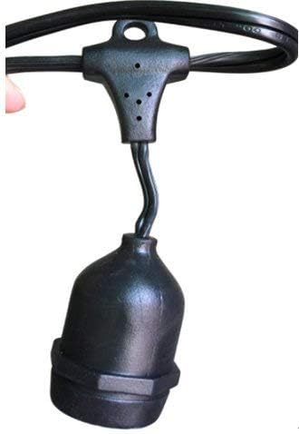 Miniatura 3 de Bioluz LED Tira de luces para exteriores, cadena de luces de 48 pies para patio, resistente a la intemperie con 15 enchufes con 16 bombillas LED