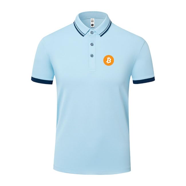 Bitcoin Polo Manche Courte FCOIN : Fini le T-Shirt sans Style pour Homme Femme