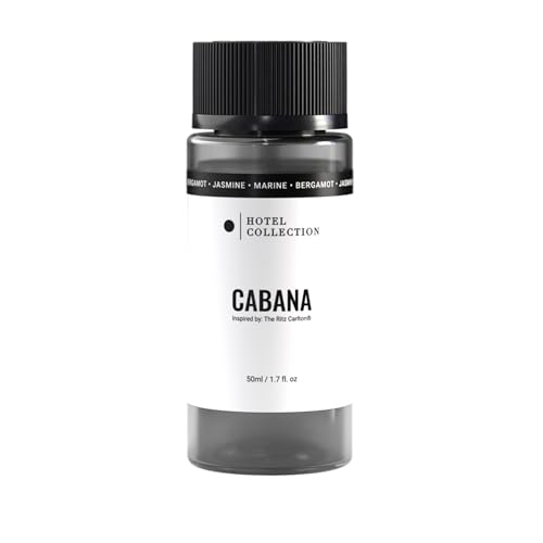 Hotel Collection Diffuser Oil - Cabana - Aromatherapy Essential Fragrance Oil - Botanical Jasmine Bergamot & Fresh Marine - 50ML 1.7 Fl oz