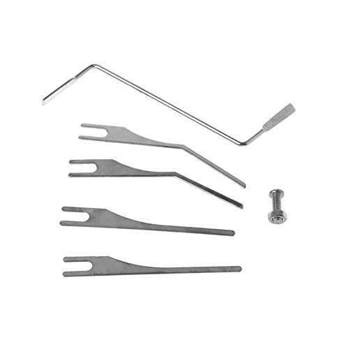 Lock Pick Gun Locksmith Tool Door Lock Opener Unlocking Tools Universal Unlocking Lockpicking Set, Silver - Image 2