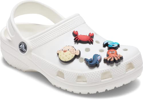 Image of Crocs 5-Pack Animal Shoe Charms | Jibbitz, Sea Friends, One Size