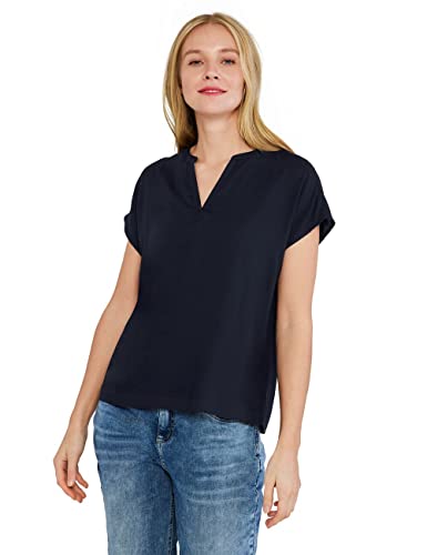 Street One Damen Blusenshirt in Unifarbe