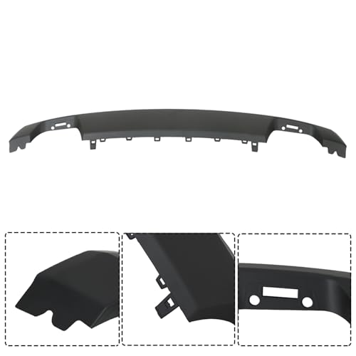 Image of labwork Matte Black Front Bumper Skid Plate Lower Valance Molding Trim ML34-17F771-ACW Replacement for F150 2021-2023