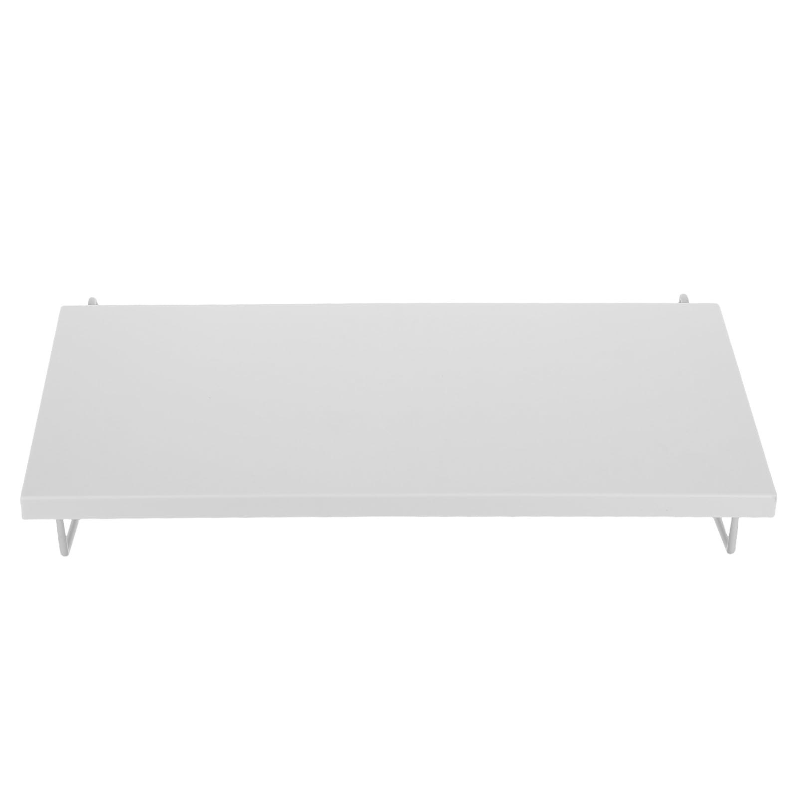 Étagère plate de pegboard en plastique blanc pour merchandising stable