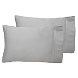 Fundas de almohada 100 % bambú extrasuaves (juego de 2). Estilo doméstico
