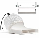 Fensteradapter mobile Klimaanlage Abluftschlauch – Abflussrohr Adapter/Fensterkit für Klimageräte – Fensterhalterung für mobile Klimaanlagen – einfache Montage am Fenster inkl. Halterungen – univers
