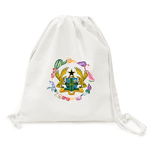 Sac de course ghana afrique à sangle une idée cadeau originale pour amateurs de culture