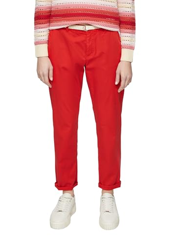 s.Oliver Chino mit geflochtenem Gürtel und Garment Dye