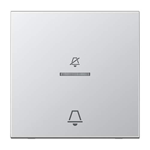 Tecla de timbre exterior en aluminio para accesos y entradas de hotel