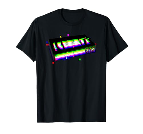 VHS Kasette - Vaporwave Aesthetic - Retro 80s Glitch T-Shirt