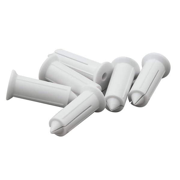 TEW Nailing Plugs, Size 5.5mm, Comes With (Box of 1000),Used With Satelitle Cable, Electrical Cable & Christmas Lights, Cable Clip Easily Installed With 5.5mm Drill Bit & Hammer