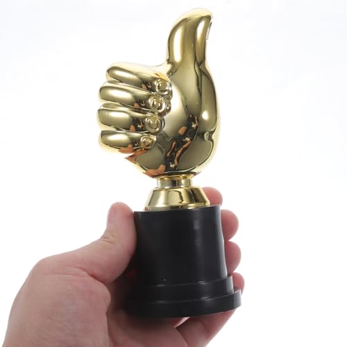 INOOMP 8 Peças Troféu De Polegar Mini Troféu De Prêmio De Pequeno Troféu De Plástico Troféu De Compe