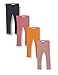 Produktbild NAME IT Baby-Mädchen Nbfkabex 4p Legging Noos Strumpfhose, Woodrose, 68 (4er Pack)