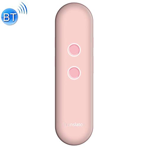 Preisvergleich Produktbild FOWYJ Intelligenter Sprachübersetzungs-Stick, Tragbarer Sprachübersetzungstechnologie-Übers... Unterstützt 42 Sprachen Für Office Business-Konferenzvorträge,Rosa