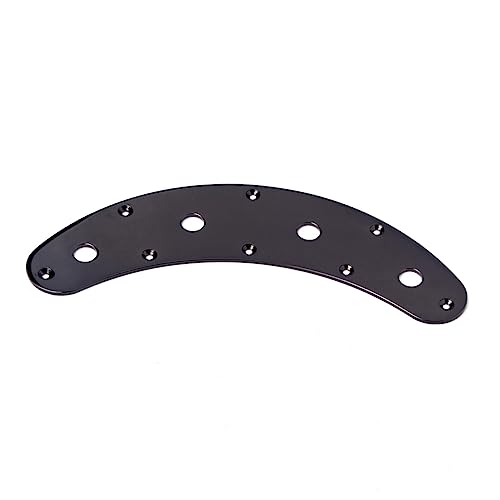 Abaodam Metal Iron Plate for Guitar Control Arch Curved Bass Control Plate Easy Install Guitar Parts Accessory