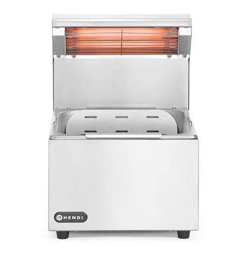 Calentador de papas fritas eléctrico HENDI de 400W para barras de buffet y pasaplatos 2