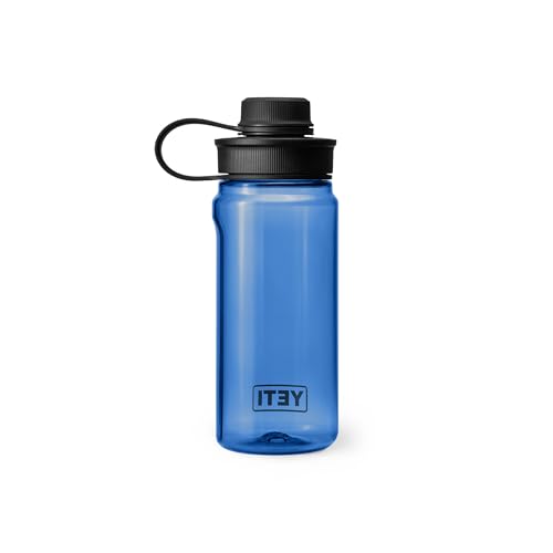 Image of YETI Yonder Water Bottle with Yonder Tether Cap, Lightweight, Leakproof and BPA-Free