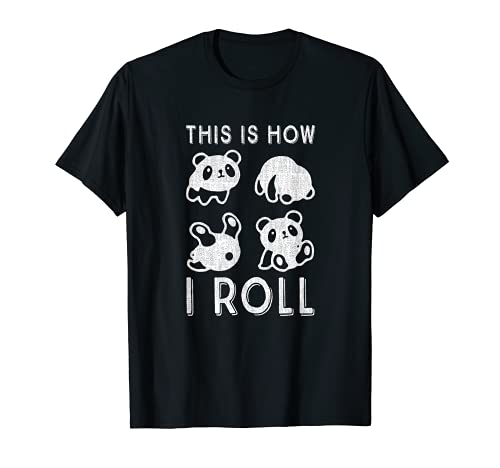 This Is How I Roll baby panda, Cute Little Bear Panda design T-Shirt