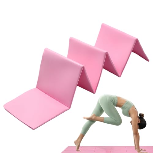 Esterilla De Yoga Plegable Para Viajar - 183 x 61 cm Colchoneta Para Estiramiento - Alfombra De Fitness - para Mujeres Entrenamiento Ejercicio Yoga Fitness Estiramiento Pilates de Viaje para el Hogar