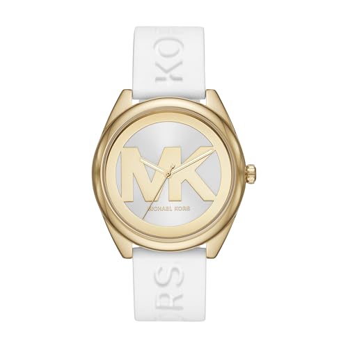 Michael Kors (�}�C�P���R�[�X) ���f�B�[�X Janelle 3�j �S�[���h�g�[�� �X�e�����X�X�`�[���E�H�b�` MK7141