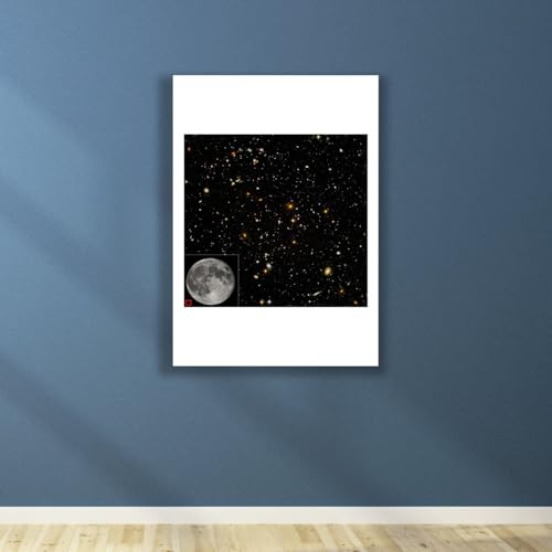 Cuadro astronómico Hubble Ultra Deep Field: impresión artística mate 5
