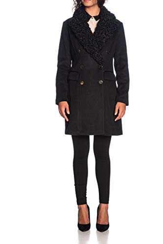 Guess Samara W94L94WCAC0 - Abrigo para Mujer Negro XL