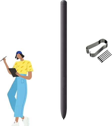 Tab S6 Lite S Pen Stylet de Rechange pour Samsung Galaxy Tab S6 Lite Stylet + Pointes(Gris Oxford)