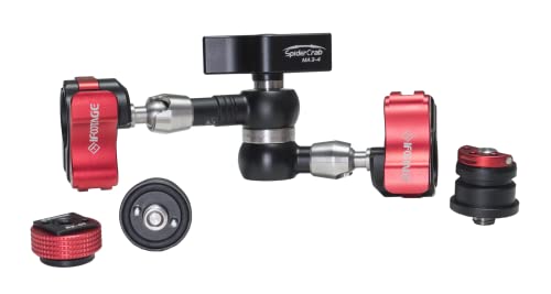 Bras magique articulé de 17,8 cm avec grand écrou de serrage et vis double filetage