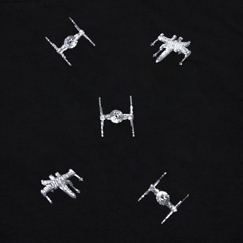 Sequin The Way Shirt for Women Star Fans Tshirt May The Be with You Tee Magical T-Shirt Oversized Short Sleeve Top3