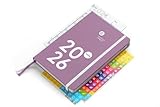 weekview compact note – der clevere Wochenplaner! Personal Organizer mit großem Notizteil A6+ Leseband, Sticker, Tafelkalender, Einstecktasche, Gummiband (Classic, Berry 2026)