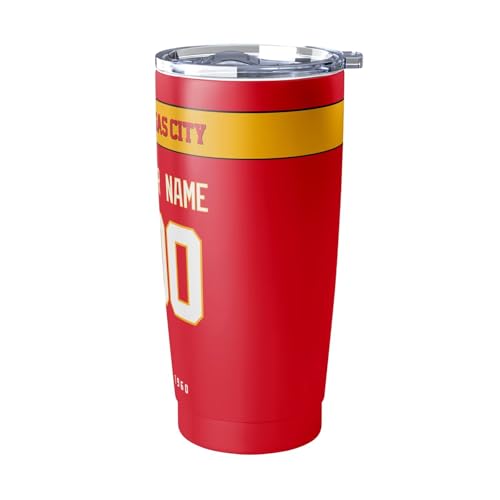 Image of ANTKING Kansas Tumbler 20 oz Travel Coffee Cup Custom Name Number for Men Women Boy Gifts