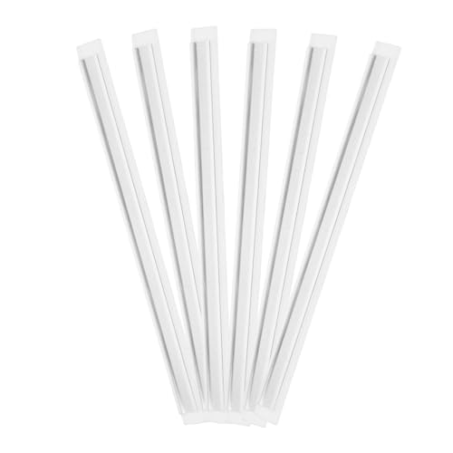 AUTSUPPL 6pcs Aluminum Alloy Squeegee Blades for Optimal Cleaning Performance Replacement Strips for Shower Glass Windows Mirrors Easy to Install Water Removal Tool