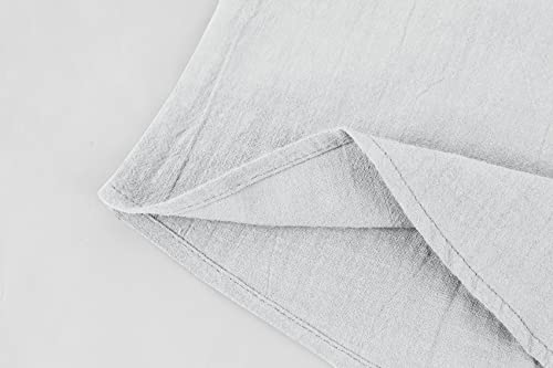 Ryannology Mens Linen Shirts Pocketed Henley 3/4 Sleeve Casual Cotton T-Shirt Lightweight Beach Yoga Tunic Tops