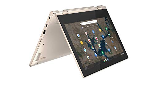 Lenovo IdeaPad Flex 3 Chromebook 29,5 cm (11,6 Zoll, 1366x768, HD, WideView, Touch) Slim Notebook (Intel Celeron N4020, 4GB RAM, 64GB eMMC, Intel UHD-Grafik 600, ChromeOS) beige - Image 4