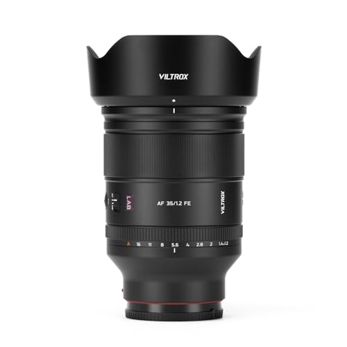 Image of VILTROX 35mm F1.2 LAB FE(N) Full Frame Lens for Sony E, Auto Focus Prime Lens for Sony E-Mount Cameras A7SIII A7III A7RIII A7IV A7RIV A9 A1 FX3 A7RV ZVE1 A7CR A7CII A93 ZV-E10 FX30 (No Display)