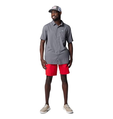 Image of Columbia Nylon Relaxed Fit Mens Shorts (S22-FM4009-362-P)