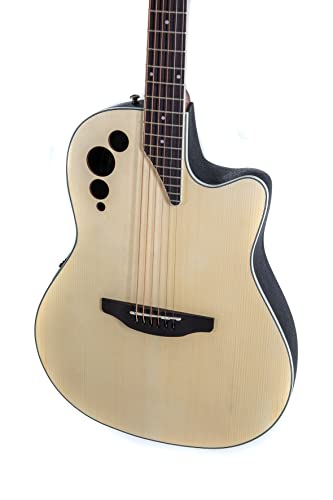 Applause AP521200 Elite Ae44-4S Electro Acoustic Guitar Medium Body Depth Cutaway Untinted thumb #3