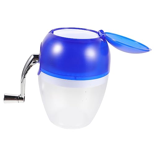 BRIGHTFUFU Manual Ice Shaver Machine Portable Hand Crank Ice Crusher Ice Shaved Maker for Parties Camping Home Use Enjoy Delicious Shaved Ice Anywhere