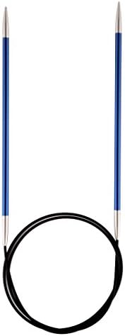 Knit Pro KP47163 Zing: Fixed Circular Knitting Pins: 100cm x 6.00mm, 6mm Purple