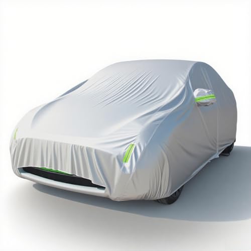 TUUMOND Car Cover Fit for Tesla Model 3 2017-2023 Waterproof All Weather Outdoor Full Exterior Cover for Automobiles Rain Sun UV Protection Windproof Scratch Resistant Breathable Dustproof