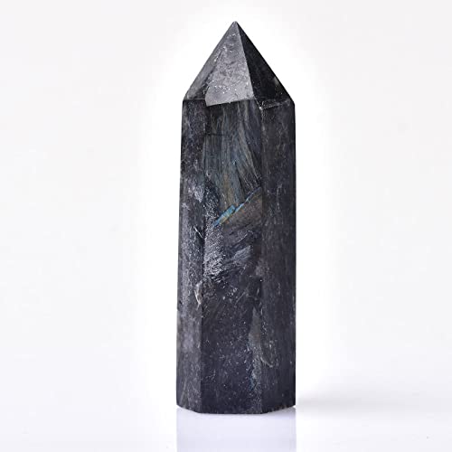 Naturel cristal point astrophyllite energy stone décoration