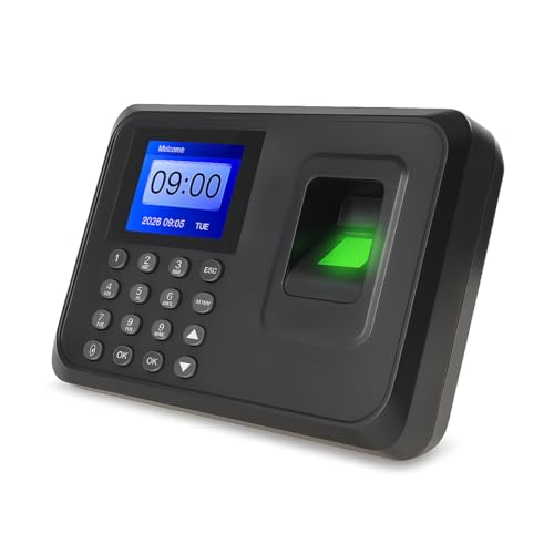 Relógio De Ponto Biométrico Eletrônico Acesso Digital Extração de Batidas Fácil em Excel