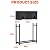 Ultrawall 4ft Heavy Duty Firewood Rack with Waterproof Cover, Freestanding Wood Log Holders for Firewood, Indoor/Outdoor Wood Storage Rack