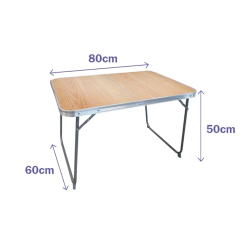 Table pliable 80 x 50 cm aux finitions soignées et structure robuste - 3