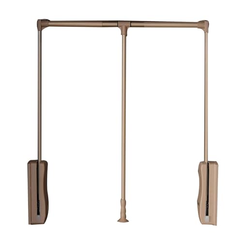 Tringle de placard rétractable 700-930mm cintre de penderie réglable argenté